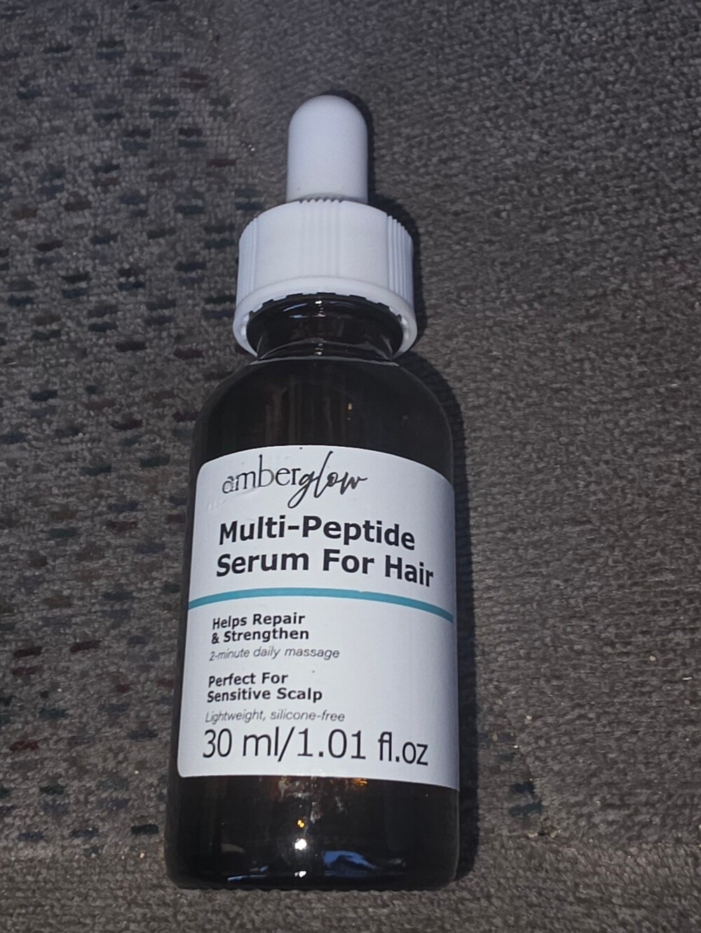 AmberGlow Multi-Peptide Hair Serum —1.01fl Oz BNIB